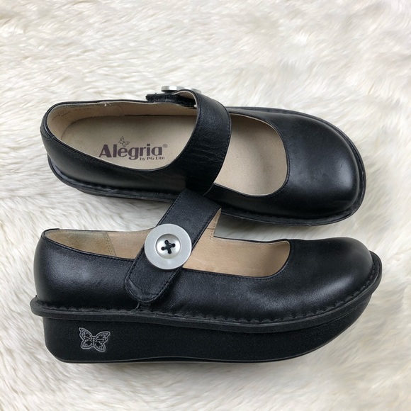 Alegria Shoes - Alegria Paloma Black Napa Shoes